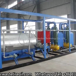 Best Price Waste Rubber Tyres Pyrolysis Plant for Convert Solid Waste Tires Into Fuel Oil Recycling Machine thumbnail-4