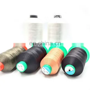 Industrial Nylon Bonded Sewing Thread for Genuine Leather Automobile Chairs 250D/3 thumbnail-1
