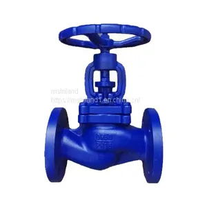 DIN CAST IRON FLANGED GLOBE VALVE thumbnail-1
