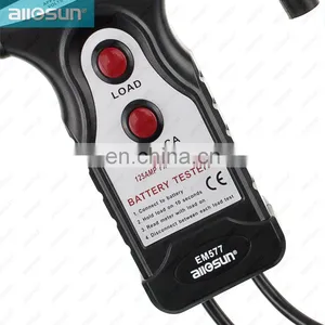 Allosun EM577 12V Digital Car Battery Tester 12V Digital Battery Analyzer CCA Tester Cold Temp Battery Load Charging Tester thumbnail-3
