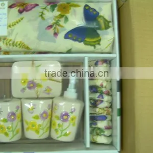 7PCS Beautiful Gift Box Packing Bathroom Set Online thumbnail-1