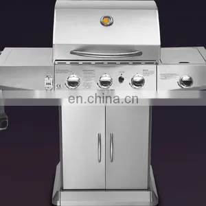 The Most Popular Export Quality OEM Design Assembled Outdoor Stainless Steel Gas BBQ Grill thumbnail-4