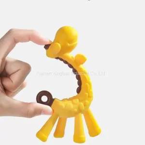 Baby Molars Soothe Giraffe Gums Baby Oral Period Toys 5, 6 Months and More Than 8 Can Chew Silica Gel thumbnail-3
