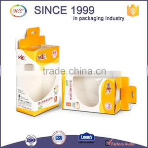 Wholesale See Through Packaging Paper Box With Clear PVC Window thumbnail-1