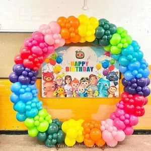 Factory Direct Rainbow Balloon Arch Kits - 122-200 Pcs, Mixed Sizes, Ideal for Event Decor Companies thumbnail-3