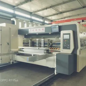 Speed Printing Die Cutting Corrugated Box Making Machine for 3/5/7 Ply Paperboard thumbnail-1