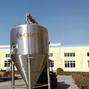 304 Stainless Steel Beer Fermentation Tank With PLC Control System thumbnail-3