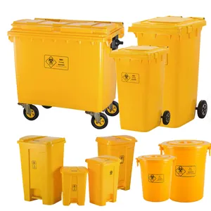 Large Capacity Plastic 50L Garbage Bin Garbage Can Dustbin Thickened Hot Sale HDPE thumbnail-2