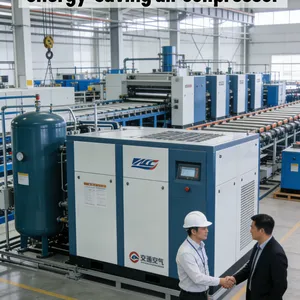 BY30KW Screw Air Compressor.First Level Energy Efficiency.Intelligent Frequency Conversion.Intelligent Control. thumbnail-5