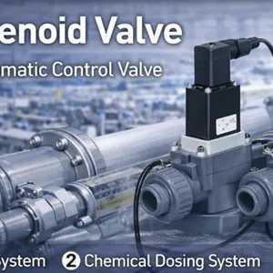 PVC Solenoid Valve 2/2 Way 230V | Industrial Automatic Control Valve thumbnail-2