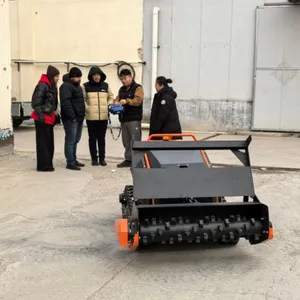 Time Saving Labor-Saving Commercial Use Versatile CE EPA Strong Industrial 4-Stroke Battery-Powered 1000mm Remote Flail Mulcher thumbnail-3