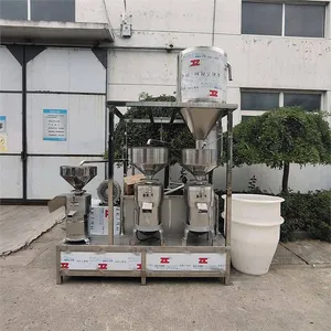 Commercial Fully Automatic High-efficiency Slurry Separation Machine, Vacuum Bean Feeding Horizontal Slag Stirring and Mixing Triple Grinding Machine thumbnail-2