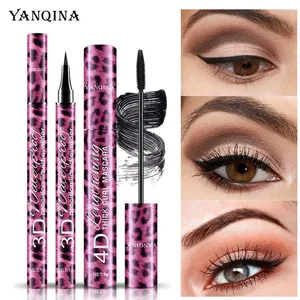 YANQINA Leopard Print Eyeliner & Mascara 2-in-1 Set Waterproof, Smudge-Proof Mascara Makeup WhatsApp +86-13359210945 thumbnail-1