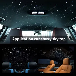 AC110V Two Heads Star +meteor Light Source Machine Twinkling Headliner Kit for Rolls Royce Roof Star thumbnail-4