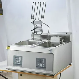 Double-cylinder Tabletop Automatic Lifting Electric Frying Oven/pot thumbnail-3