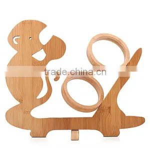 2016 Wooden Wine Rack, Wine Display Rack, Bamboo Wine Rack Wood thumbnail-4