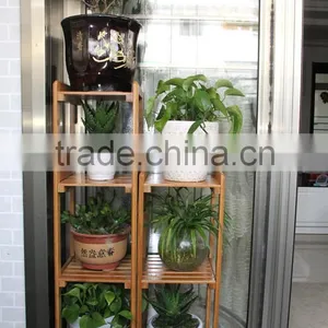 2015 Solid Wood Flower Shelf,retail Store Wood Display Shelf thumbnail-2