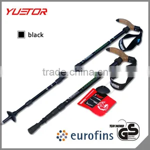 T Handle Four Sections Adjustable Internal Lock With Antishock Aluminum 7075 Trekking Pole Supplier's Choice thumbnail-2