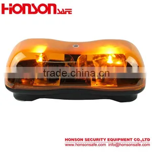 HSM200 Cheap Amber Warning Halogen Rotator Minibar Lightbar thumbnail-1