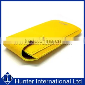 Flip Leather Pull Up Sleeve For Samsung I9600 thumbnail-4