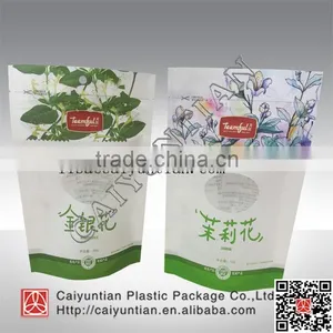 Food Grade Packaging Brown Kraft Paper Bag With Window and Zipper thumbnail-6