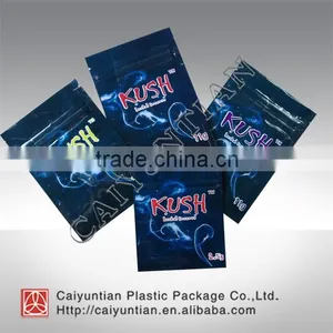 Kush Series Foil Zipper Pouch Bag/ High Quality Clean Package Bag thumbnail-3