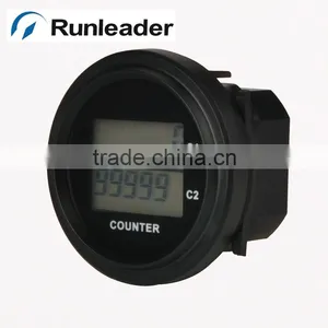 Digital Round DC 8-48V Counter and Counter for Marine Forklift Truck Tractor Cleaning Van Vehicle Golf Cart RL-HM005F thumbnail-3