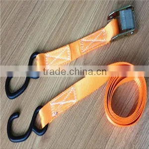 Polyester Webbing Motorcycle Cam Buckle Tie Down Straps With Hooks thumbnail-5