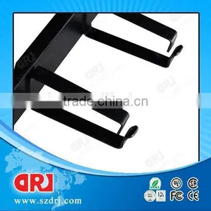 2U Cable Management Fits in a 19" Equipment Rack,cable Management Ring thumbnail-1