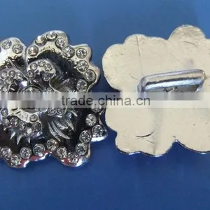 Compet Produce Fashion Diy Bracelet Big Slide Flower Charms With Rhinestones thumbnail-2