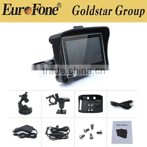 Wholesale 4.3 Inch IP57 Motorcycle Accessory Gps Navigation,with Free World Map thumbnail-1