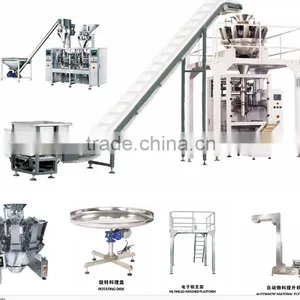 JOIE JEV-420G Automatic Vertical FFS Small Snack Food Plantain Pringles Crisps Packaging Machine Withmultihead Weigher thumbnail-6