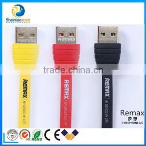 Remax Dream 2.1A 1.0M USB Cable for Iphone 5 thumbnail-2