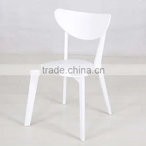 Simple Leisure Colorful Modern Plastic Chairs Wholesale Terrace Cheap Bistro Chairs thumbnail-4
