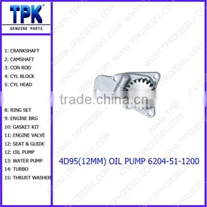 4D95 4D95L 4D95S S4D95 S4D95L OIL PUMP 6204-51-1200 thumbnail-1