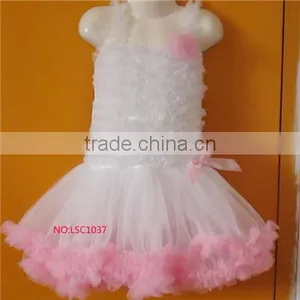 Fluffy Baby Evening Petti Dress, Sugar Plum Fairypink Pettskirts for Toddler Girls,Boutique Children Long Skirts thumbnail-4