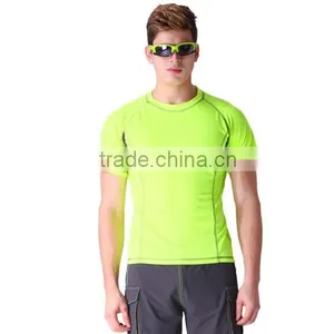 2016 Wholesale Men's Polyester Round Neck Short Sleeve Shirt thumbnail-3