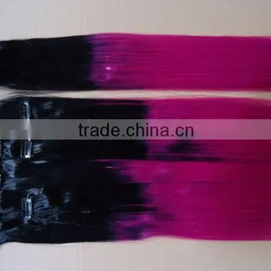 Hot Selling Premium Quality Colored Brazilian Two-tone Hair Weaving thumbnail-1
