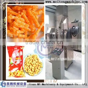 Corn Curls/Cheese Curls/Kurkure/Nik Naks Cheetos Twist Snacks Making Machine Skype:lisatanghong+0086-15964515336 thumbnail-1