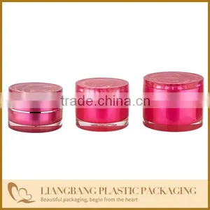 2015 Rose Jar Cosmetic Jar With Three Size and New Acrylic Cosmetic Jar thumbnail-2