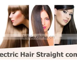 Hot Sale In Thailand Hair Straightener Comb With Built-in LCD Display Electric Hair Brush thumbnail-1