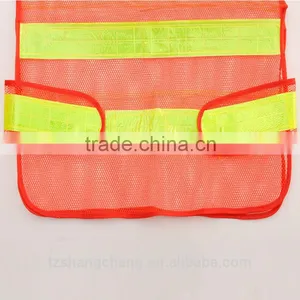 Warning Reflective Red Traffic Safety Vest thumbnail-4