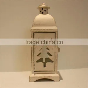 Old Hollow Iron Lantern Foreign Trade Metal Candle Holder J070 thumbnail-3