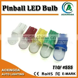 Clear Lens T10 Wedge 555 Flipper Pinball LED Bulb AD DC 6.3V thumbnail-3
