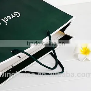 Customized Lamination Printing, Ivory Board /art Paper Bag ,shopping Promotion Bag , Cotton Rope Handle thumbnail-2