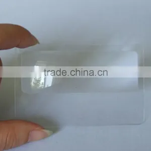 Clear Frosted Plastic Business Cards Magnifying Business Cards thumbnail-4