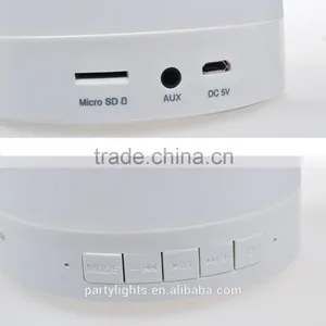 Smart Wireless Mini Portable Youtube Speaker Phone With Touch LED Lamp thumbnail-4