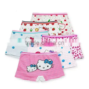 Lovey Cute Printing Colorful Cartoon Cotton Shorty Girl Underwear Panty thumbnail-1