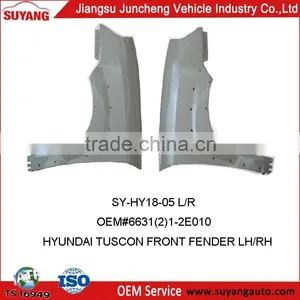 Steel Front Fender For Hyundai Tuscon Auto Body Parts OEM#6631(2)1-2E010 thumbnail-1