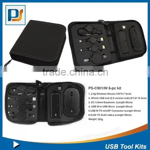 2015 Hot Selling Cheap Price Portable Mobile Charging USB Tool Kits Travel Set thumbnail-3